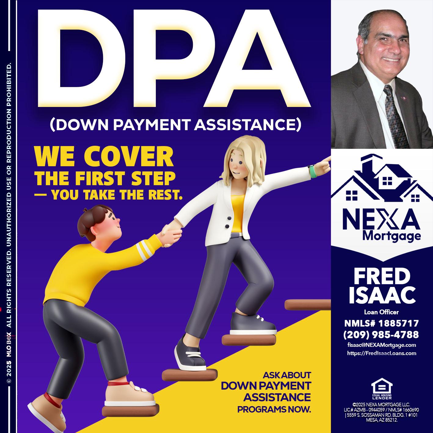 DPA LOANS - Fred Isaac -Loan Officer
