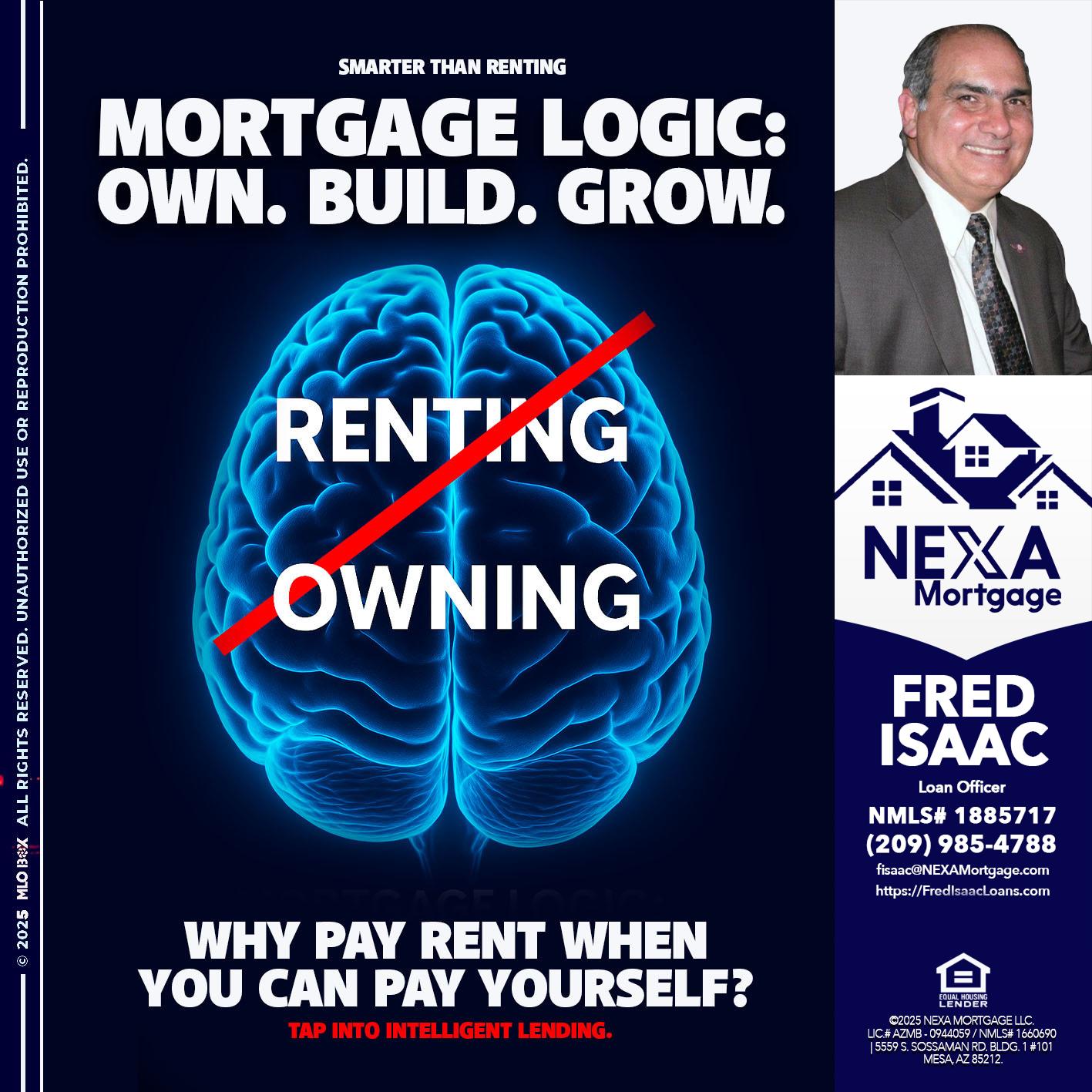 mortgage logic - Fred Isaac -Loan Officer