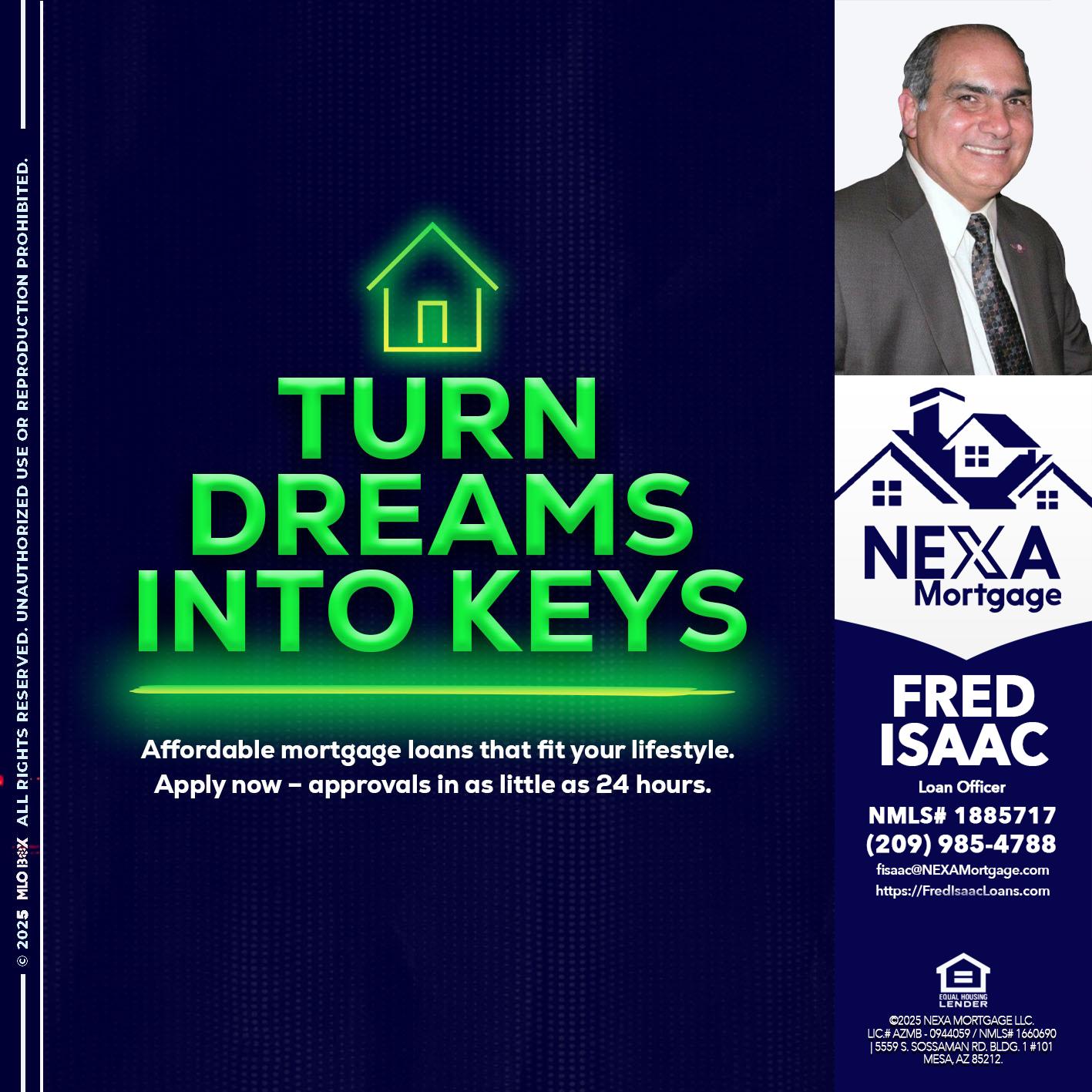 turn dreams - Fred Isaac -Loan Officer