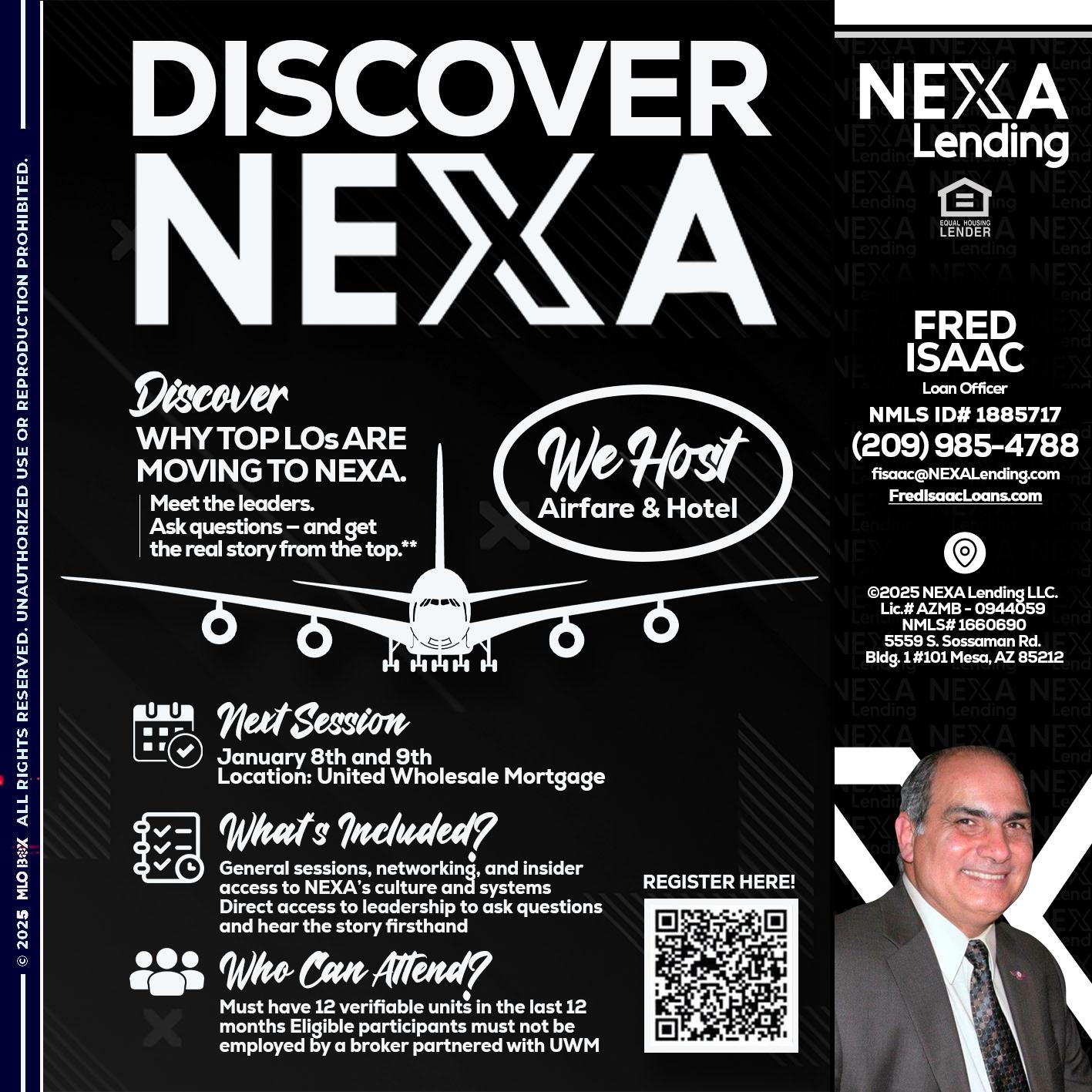 DISCOVER NEXA - Fred Isaac -Loan Officer