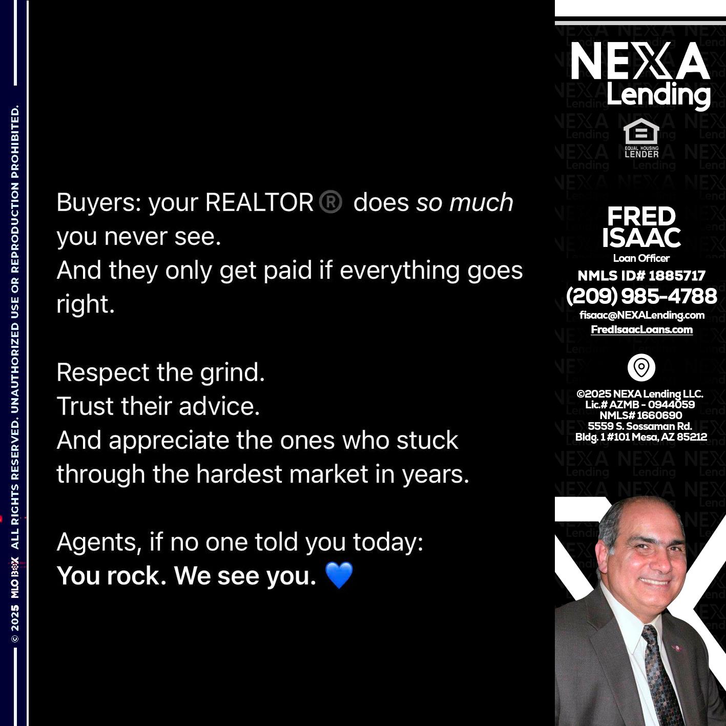 BUYERS - Fred Isaac -Loan Officer