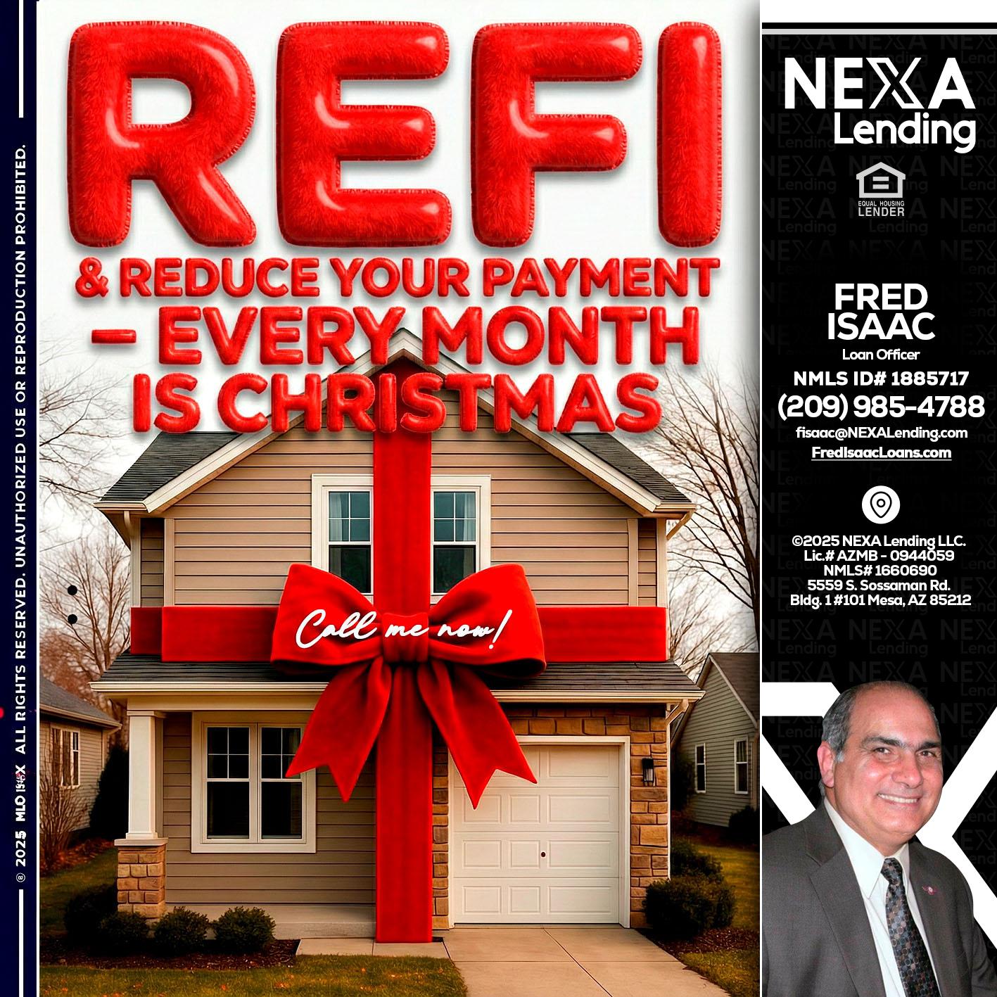 REFI - Fred Isaac -Loan Officer
