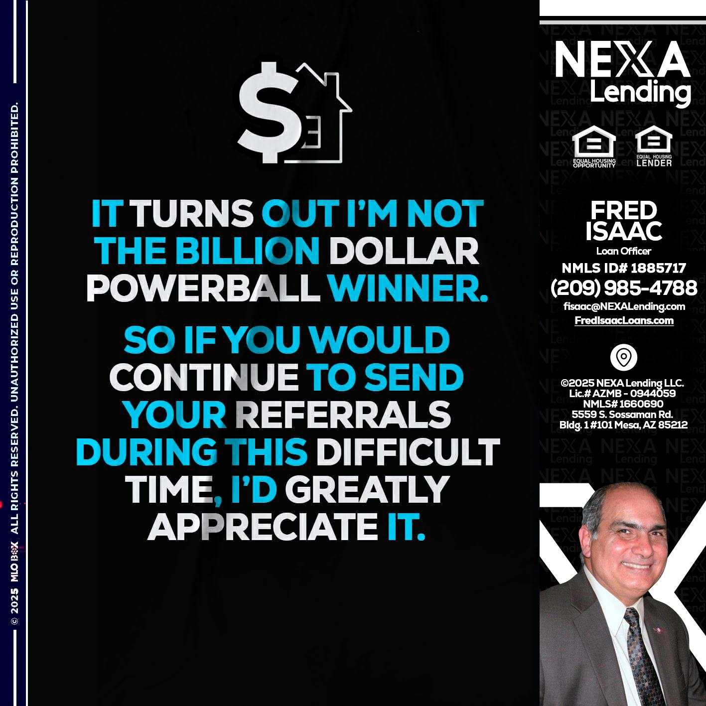 IT TURNS - Fred Isaac -Loan Officer