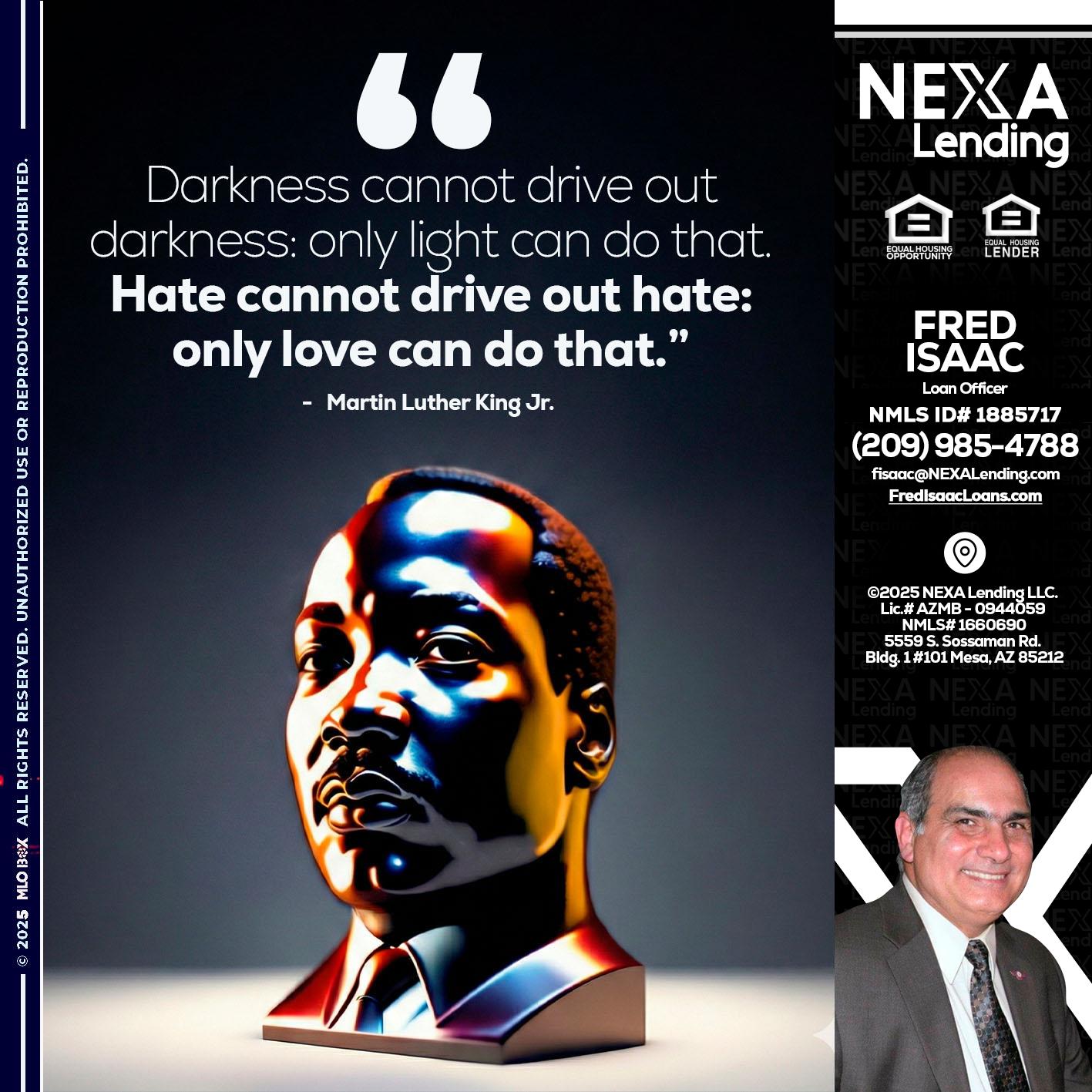 MLK 2026 - Fred Isaac -Loan Officer
