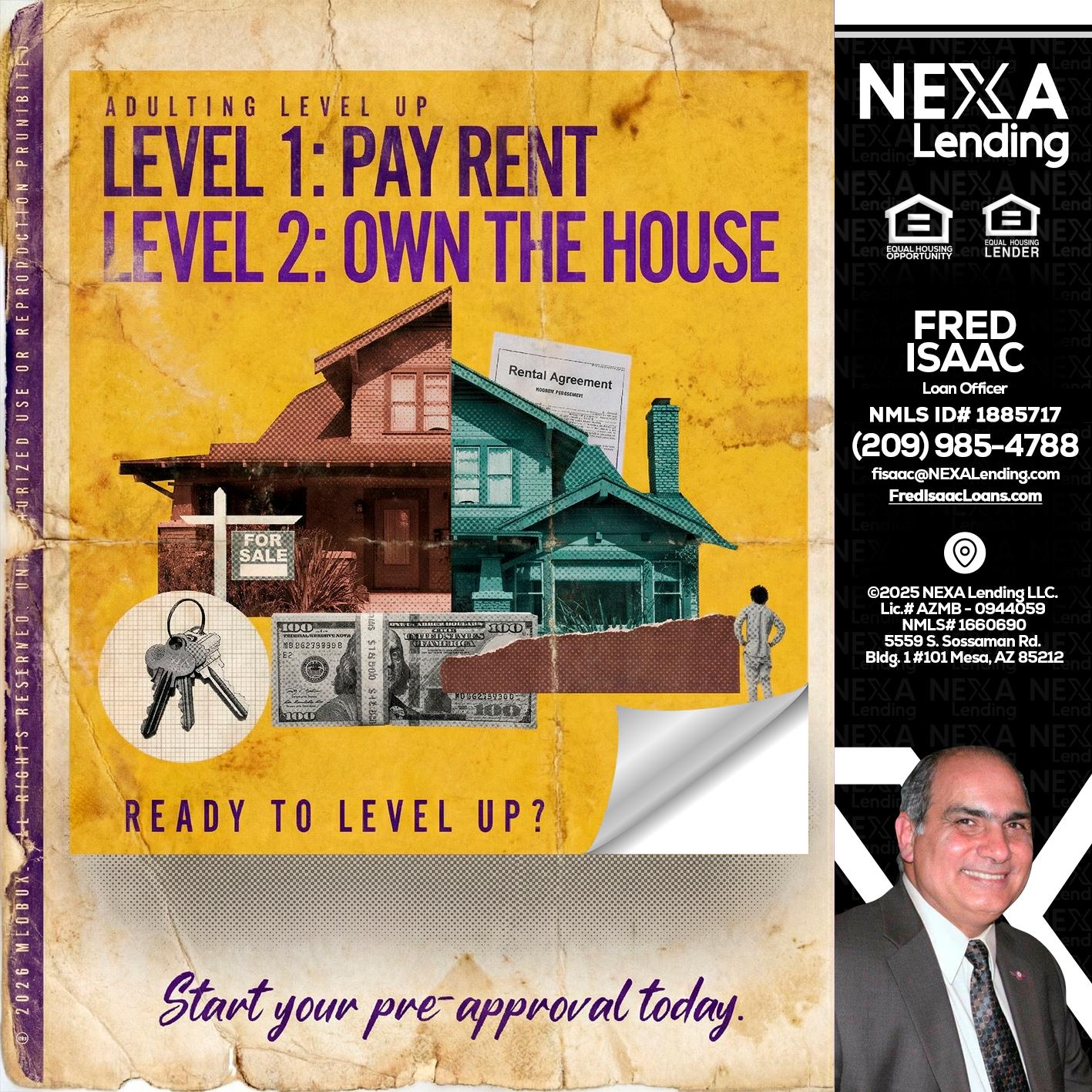 LEVEL 1 - Fred Isaac -Loan Officer