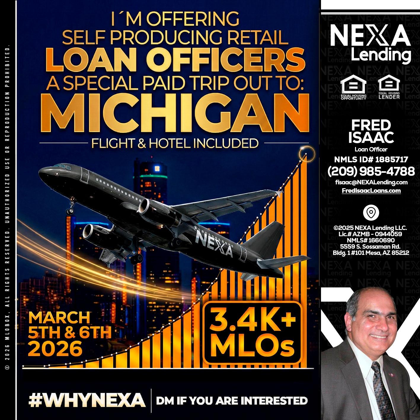 MICHIGAN - Fred Isaac -Loan Officer