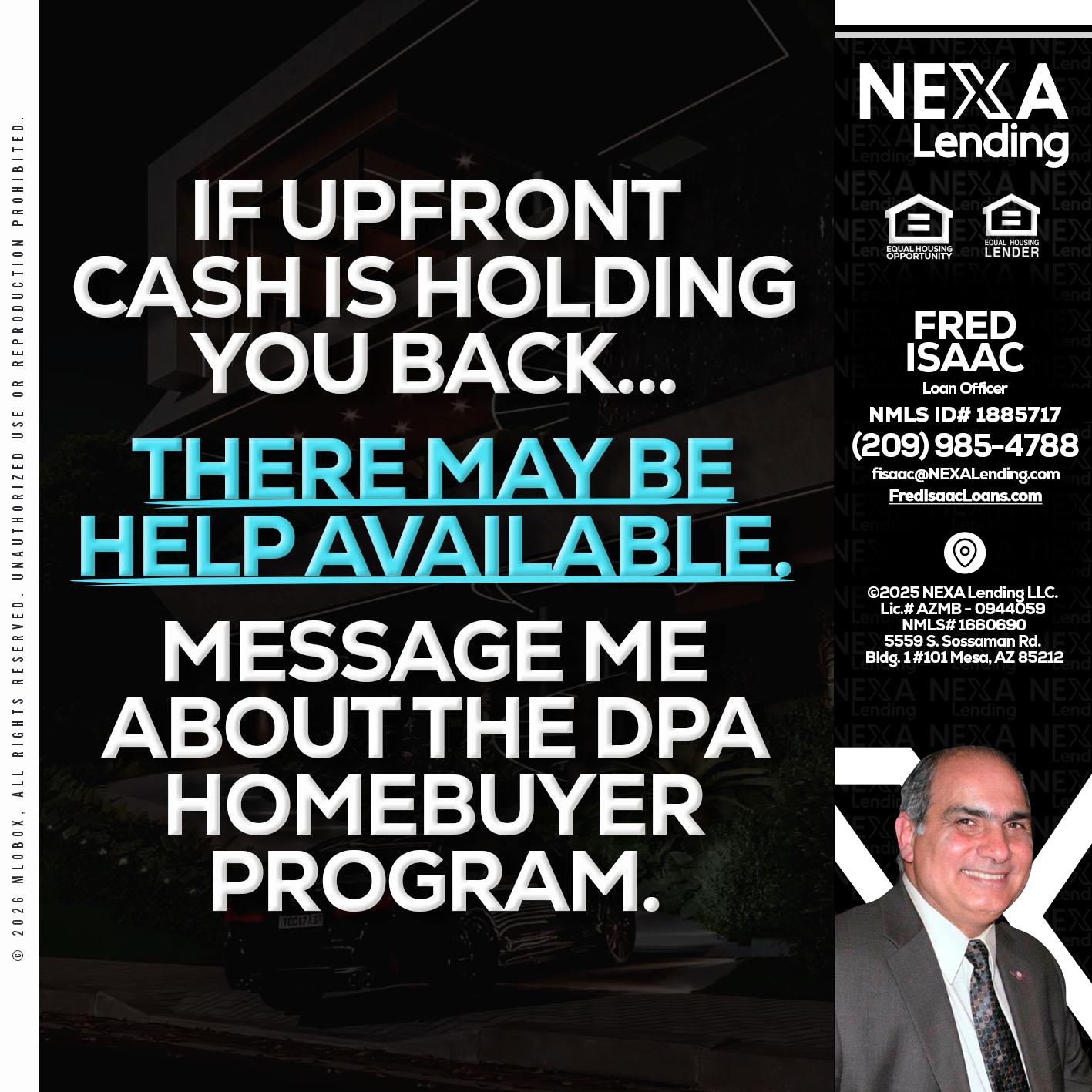 IF UPFRONT - Fred Isaac -Loan Officer