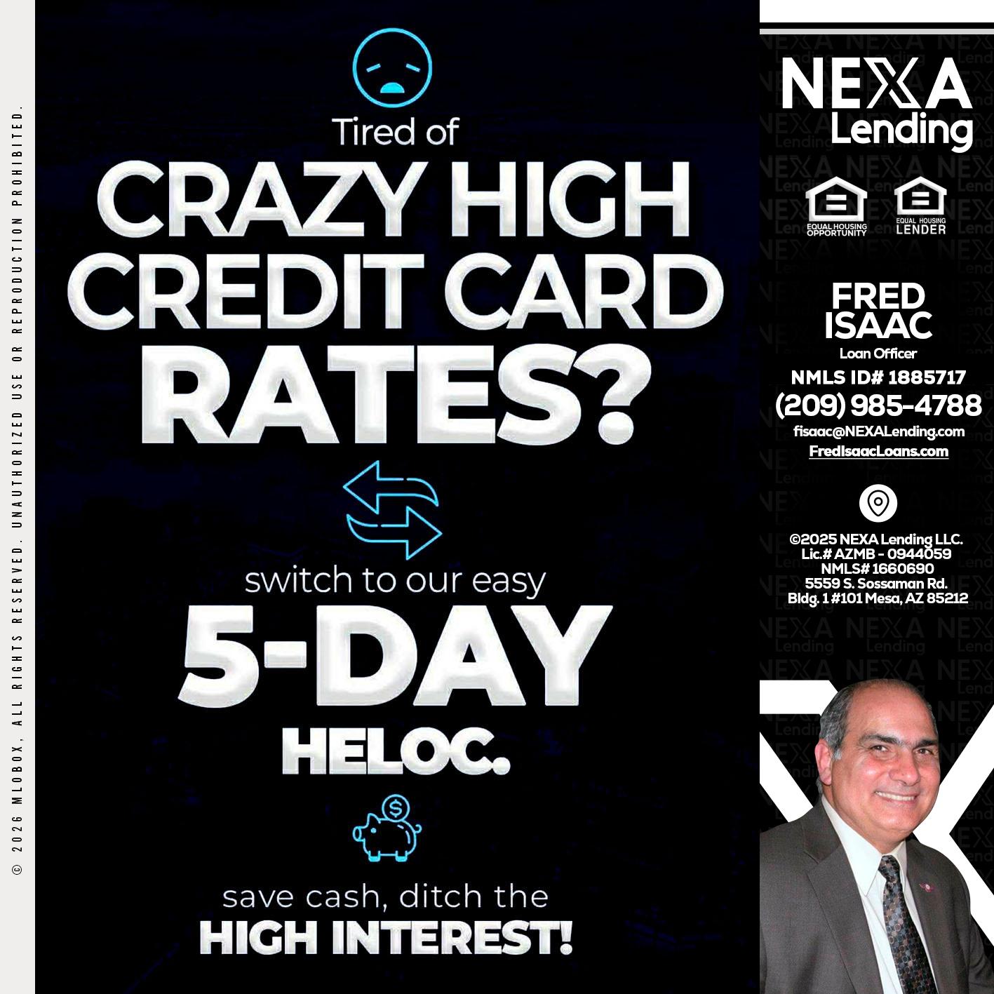 CRAZY HIGH - Fred Isaac -Loan Officer