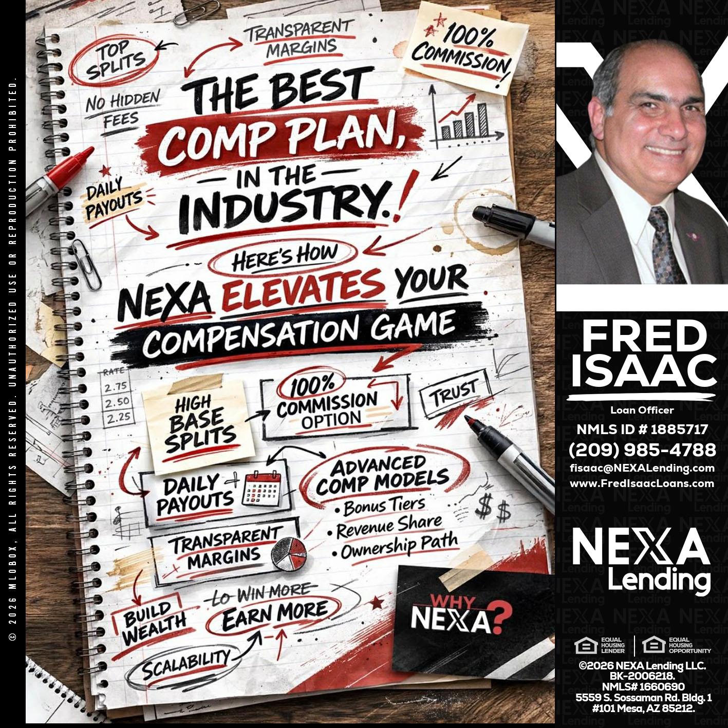 THE BEST COMP - Fred Isaac -Loan Officer