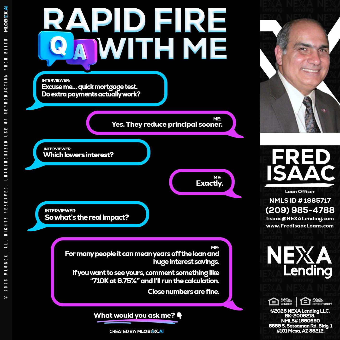 RAPID QA - Fred Isaac -Loan Officer