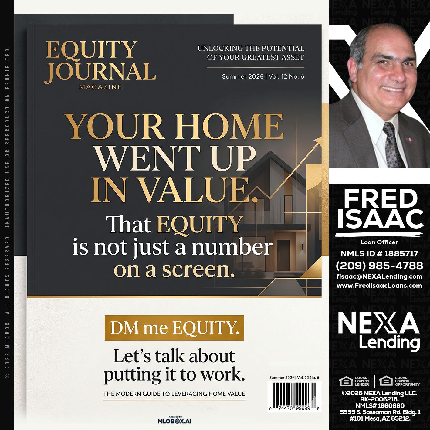 YOUR HOME - Fred Isaac -Loan Officer