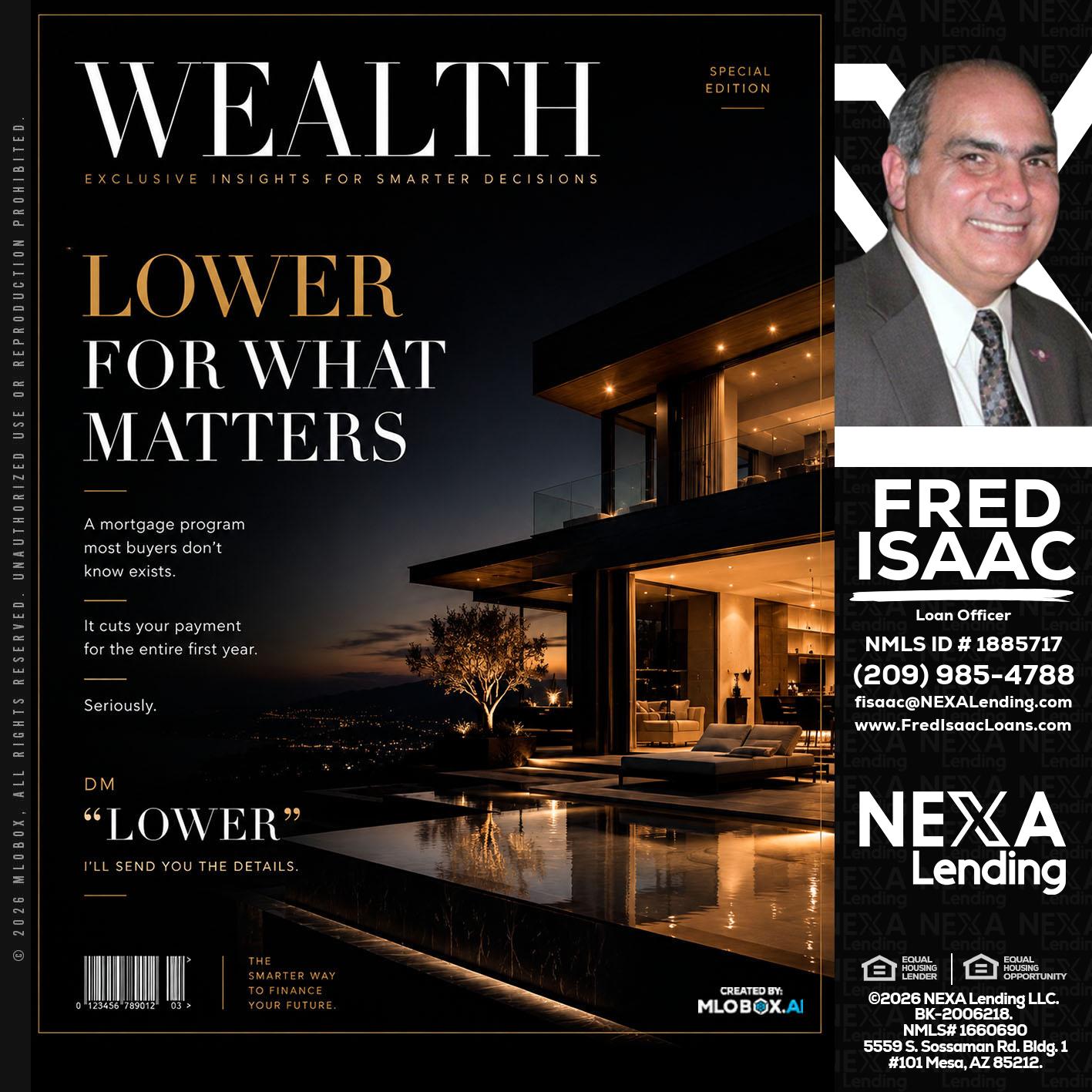 WEALTH - Fred Isaac -Loan Officer