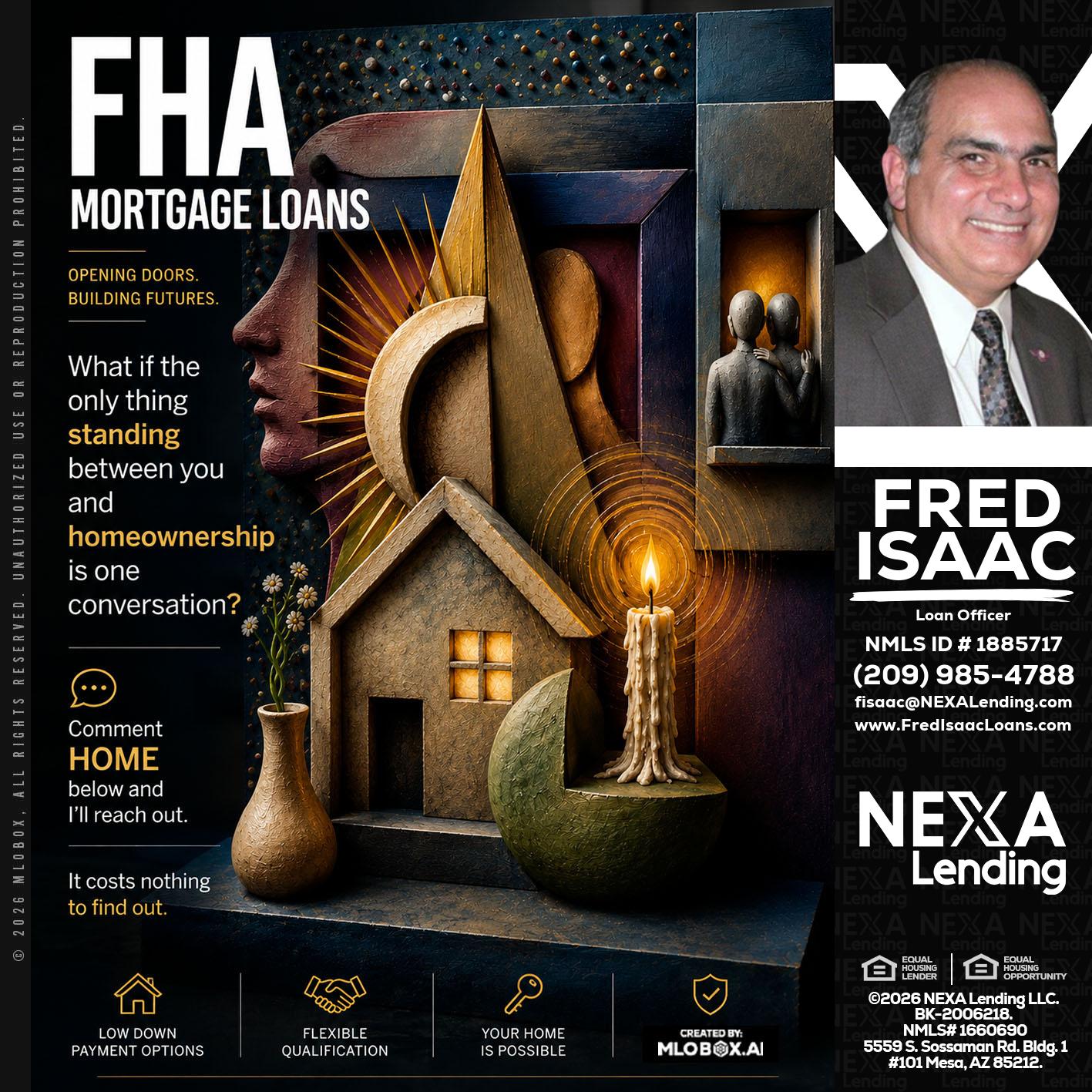 FHA - Fred Isaac -Loan Officer