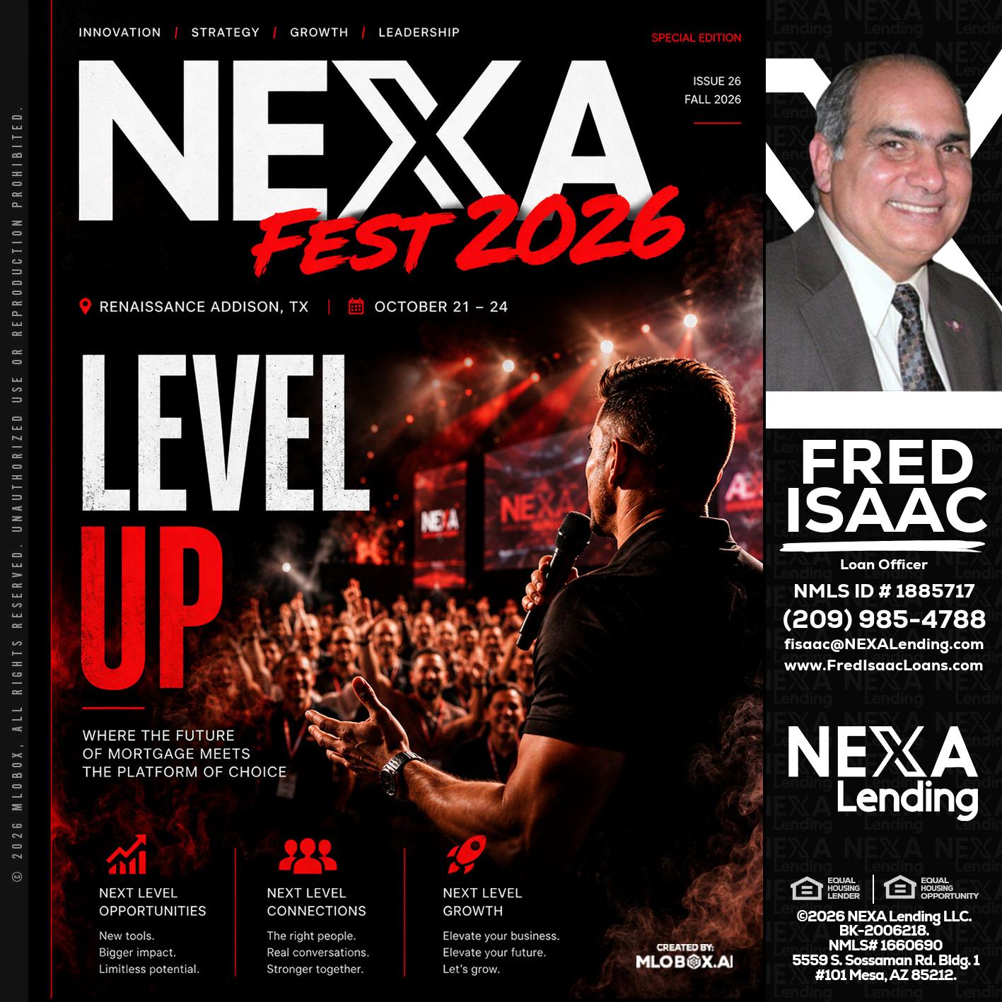 NEXA FEST 2026 - Fred Isaac -Loan Officer