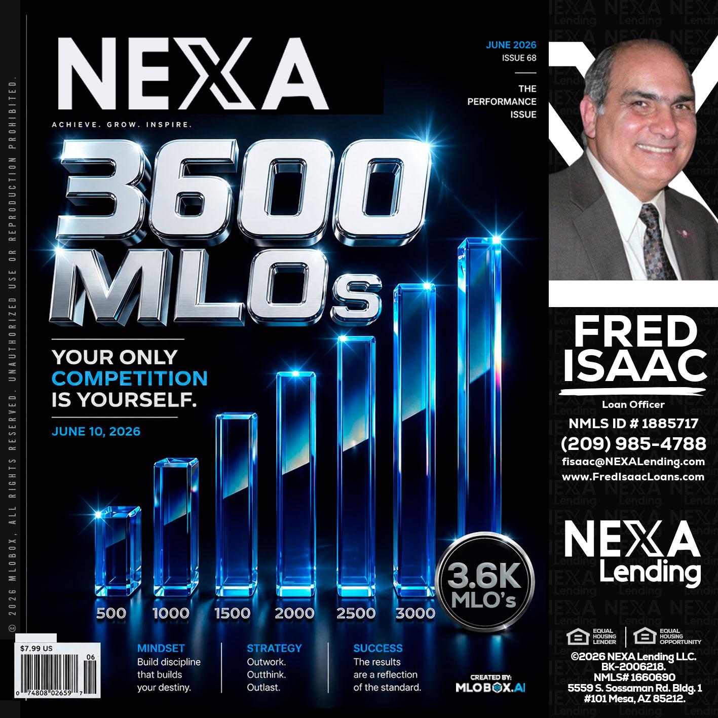 3600 MLOs - Fred Isaac -Loan Officer