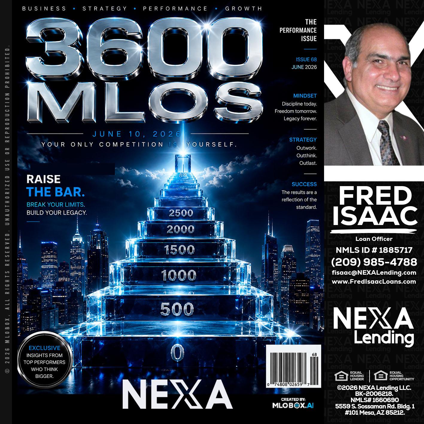 3600 MLOs - Fred Isaac -Loan Officer