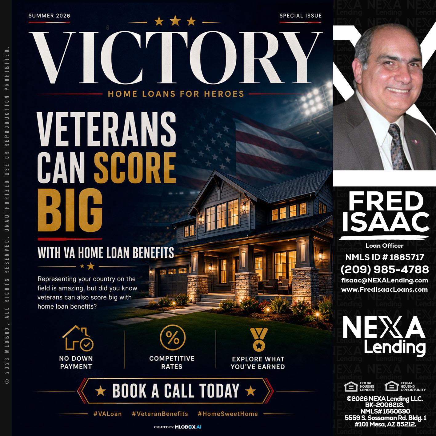 VICTORY - Fred Isaac -Loan Officer