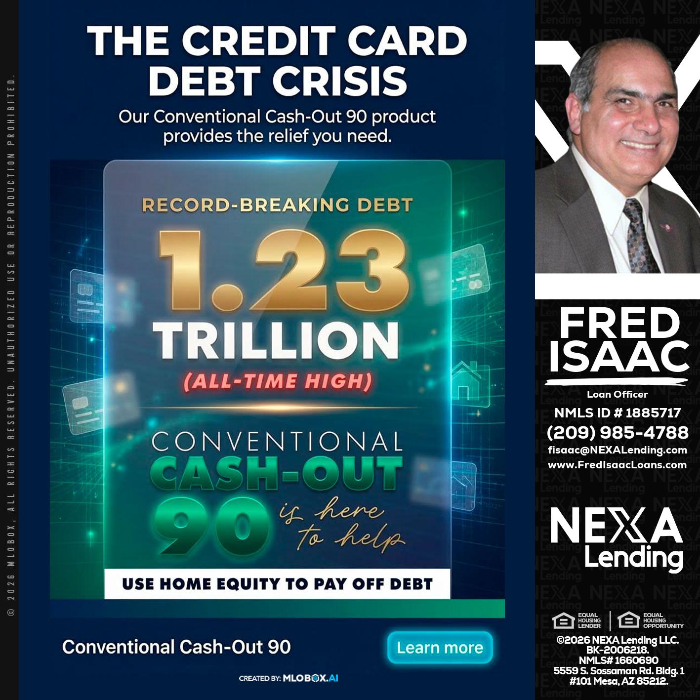 THE CREDIT CARD - Fred Isaac -Loan Officer