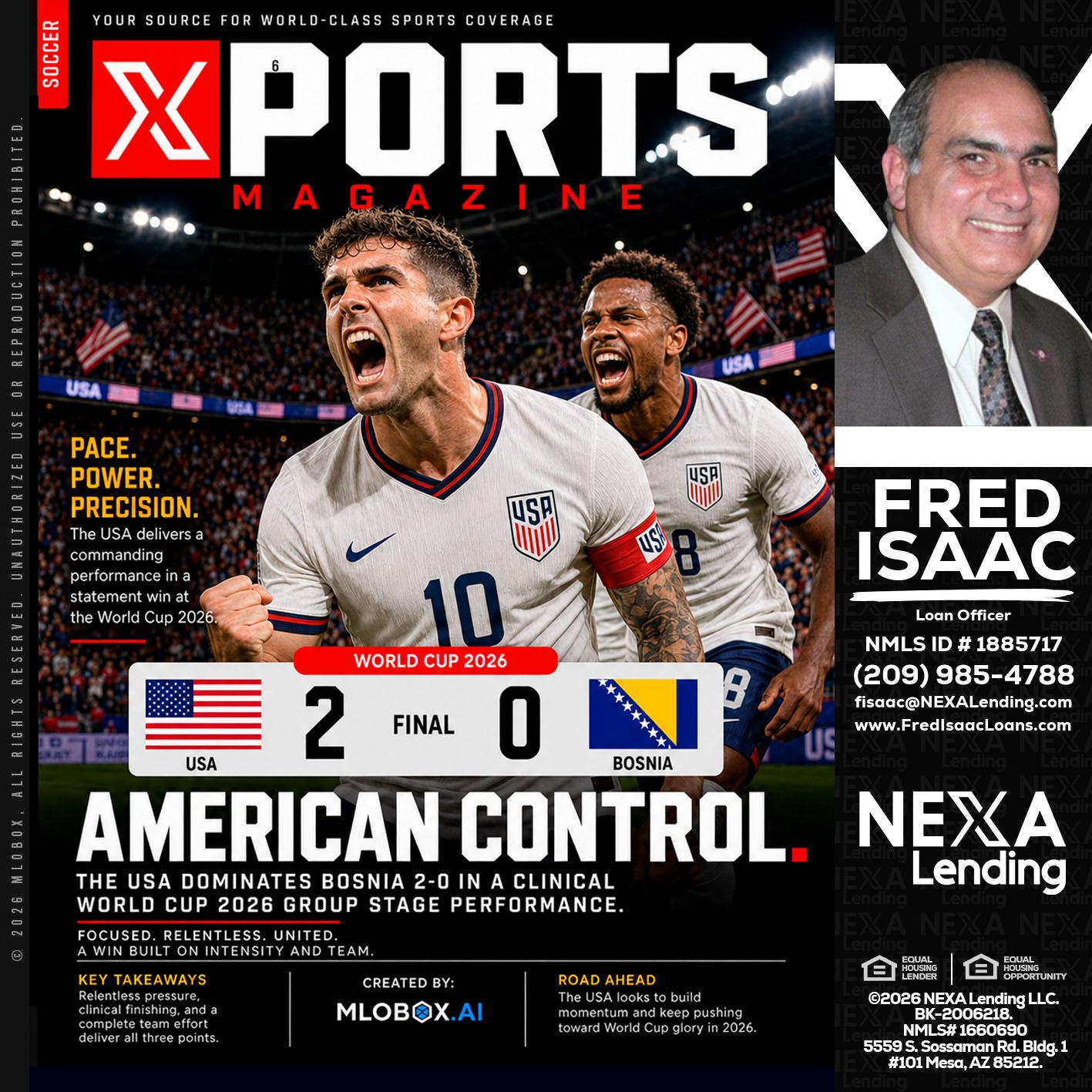 AMERICAN CONTROL - Fred Isaac -Loan Officer