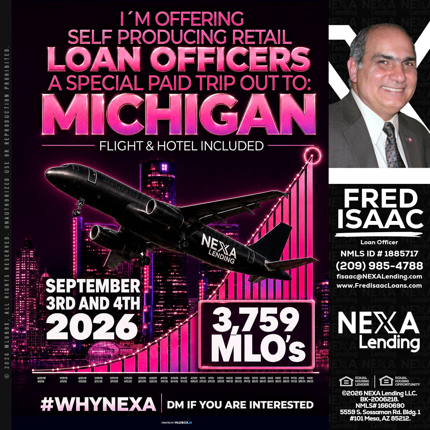MICHIGAN TRIP - Fred Isaac -Loan Officer