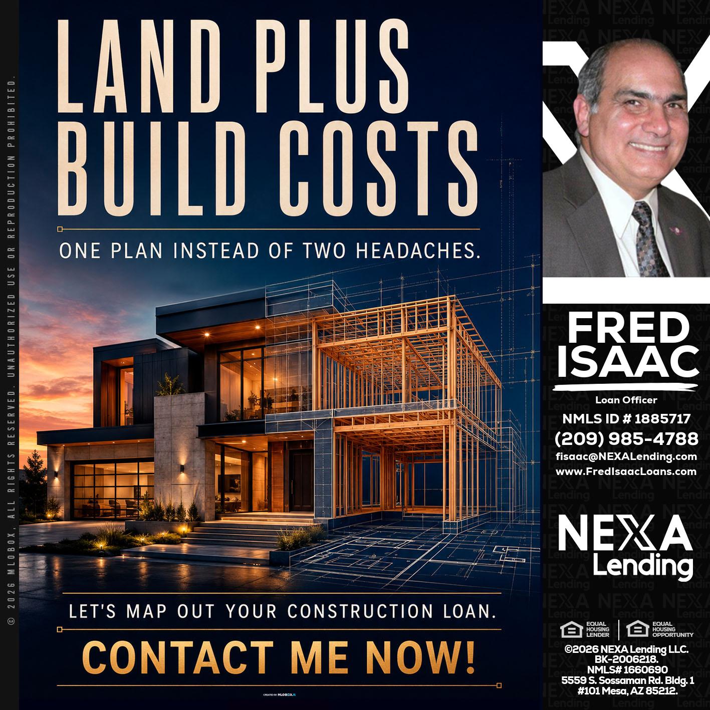LAND PLUS - Fred Isaac -Loan Officer