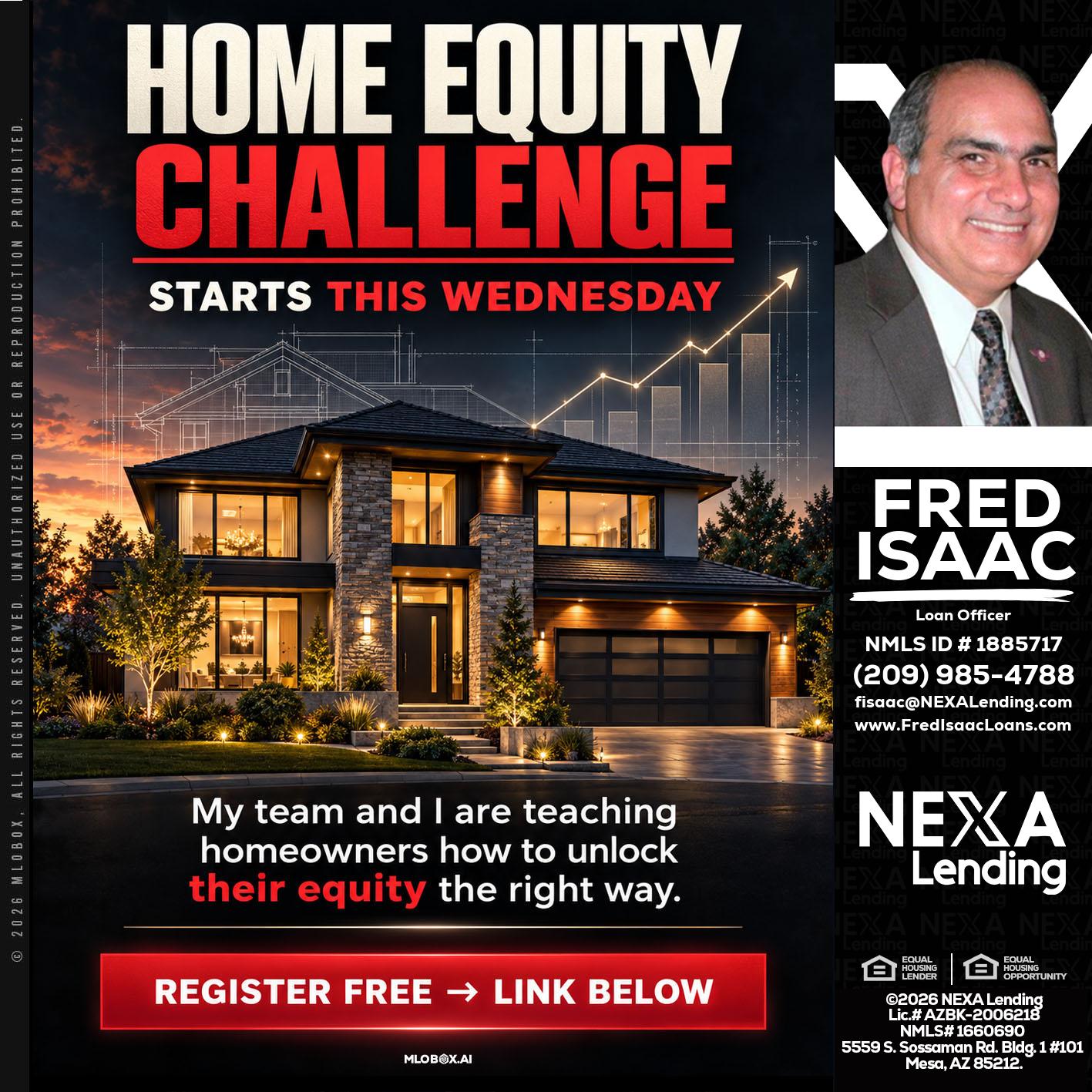 HOME EQUITY - Fred Isaac -Loan Officer